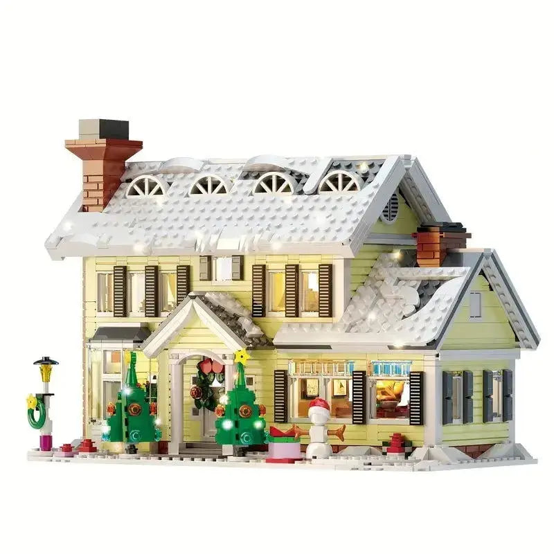 Christmas Winter Holiday Cabin 1155PCS-0