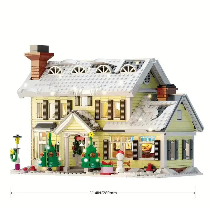 Christmas Winter Holiday Cabin 1155PCS-4