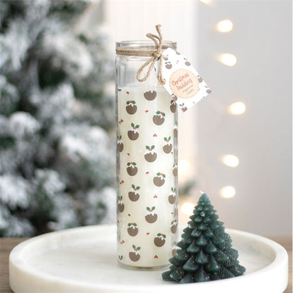 Christmas Pudding Scented Advent Tube Candle