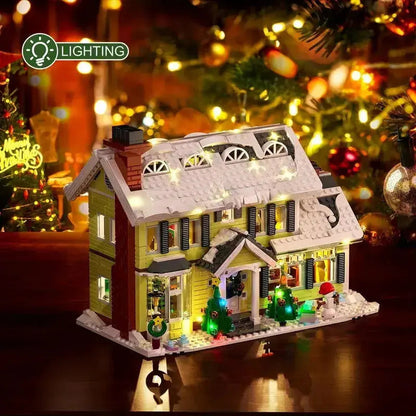Christmas Winter Holiday Cabin 1155PCS-2