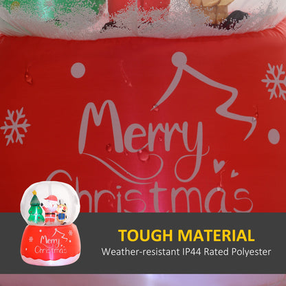 5.5ft Inflatable Snow Globe Christmas Decoration-4
