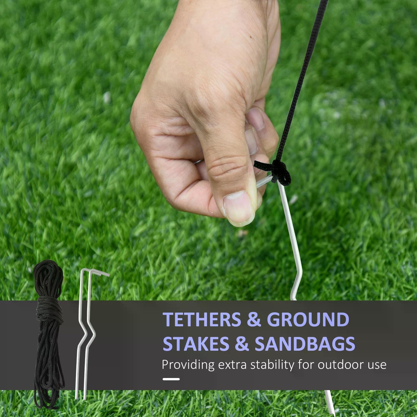 Christmas Inflatable Snowman Family Outdoor Home Seasonal Decoration w/ LED Light-4