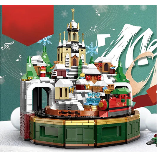 Christmas Village Music Box 1293pcs-1