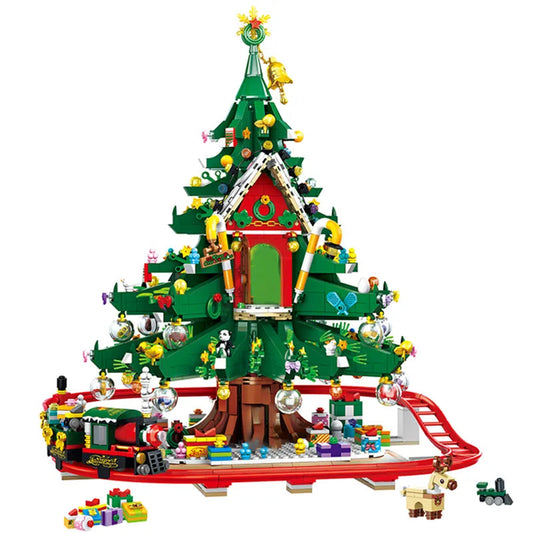 Limited Edition Christmas Tree Rollercoaster 2101pcs-0