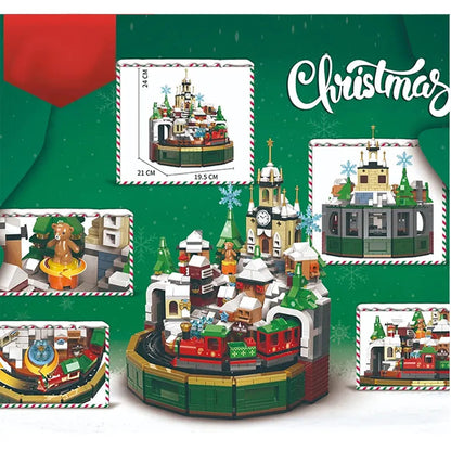 Christmas Village Music Box 1293pcs-2