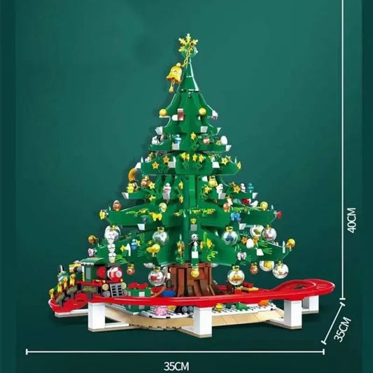 Limited Edition Christmas Tree Rollercoaster 2101pcs-3