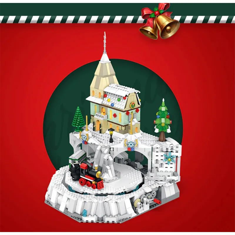 Christmas Train Kinetic Sculpture 1200pcs-3
