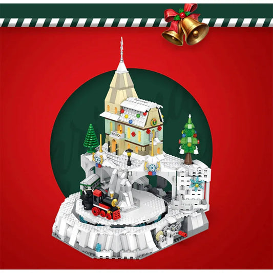Christmas Train Kinetic Sculpture 1200pcs-3