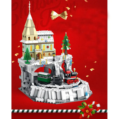 Christmas Train Kinetic Sculpture 1200pcs-2