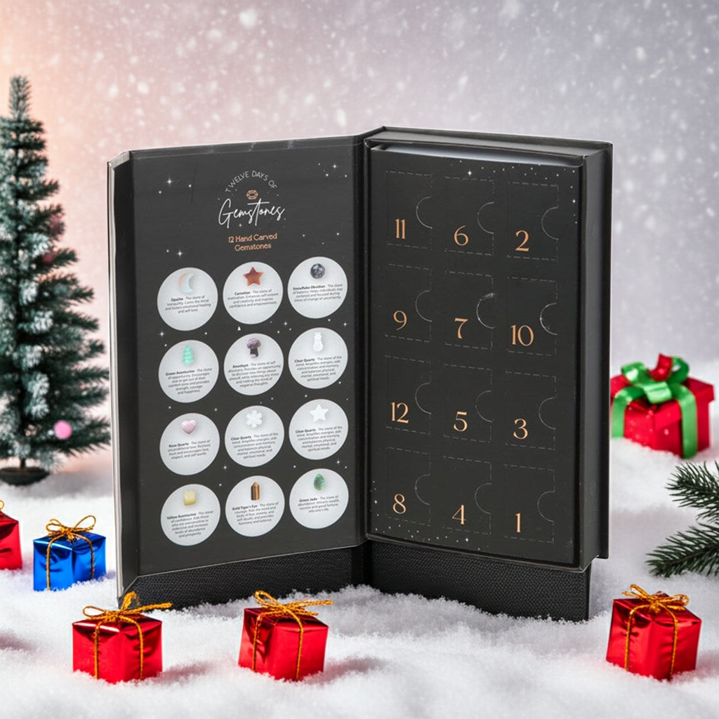 12 Days of Christmas Shaped Crystal Advent Calendar